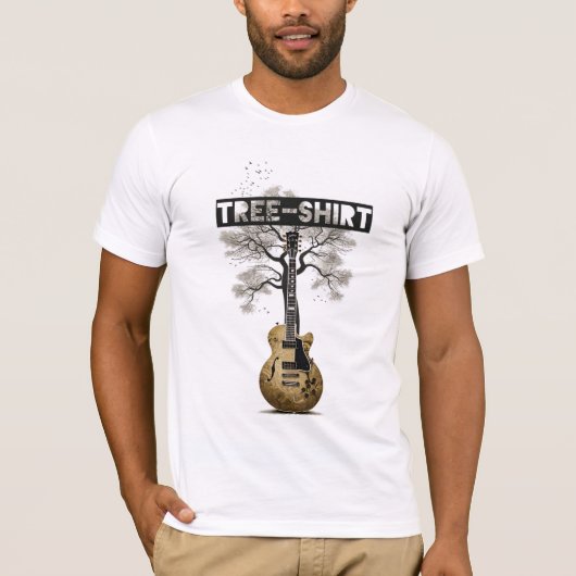 Tree-Shirt (Loving Nature and music) Tシャツ (正面)
