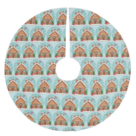 Tree Skirt ブラッシュドポリエステルツリースカート (正面)