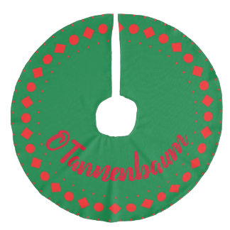 Tree Skirt, O Tannenbaum，クリスマス フェイクリネンツリースカート