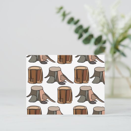 Tree Stump ポストカード (スタンド正面)