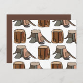 Tree Stump ポストカード (正面/裏面)