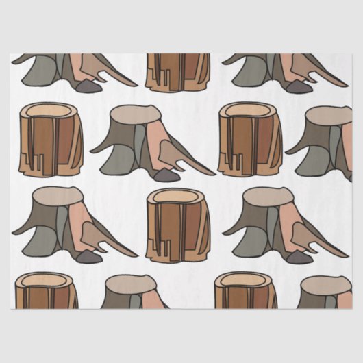 Tree Stump 薄葉紙 (正面)