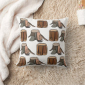 Tree Stump Arborist Tree Surgeon クッション (ブランケット)