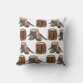 Tree Stump Arborist Tree Surgeon クッション (正面)