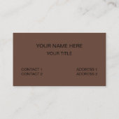 Tree Stump Arborist Tree Surgeon Tree Service 名刺 (裏面)