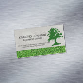 Tree Stylized Logo | 芝生管理 マグネット名刺 (インサイチュ)