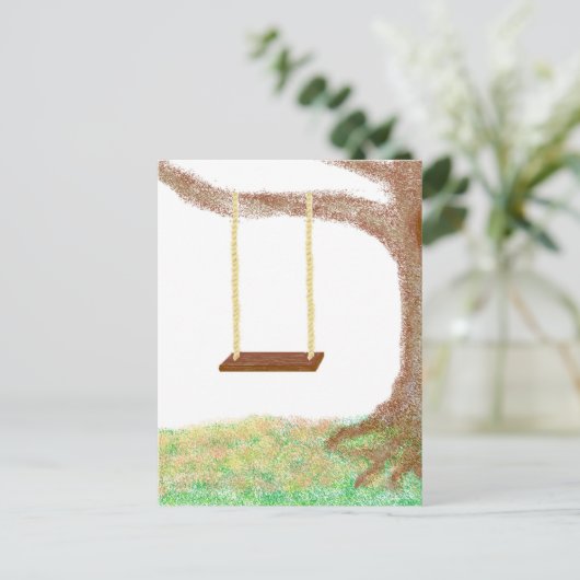 Tree Swing Memoriesはがき ポストカード (スタンド正面)