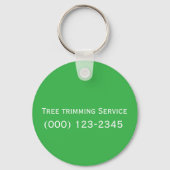 Tree trimming Service editable キーホルダー (正面)