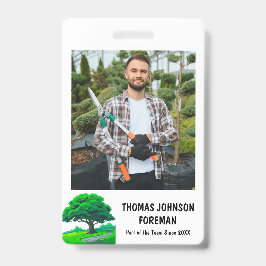Tree Trimming Services Oak Tree Logo | 写真 バッジ