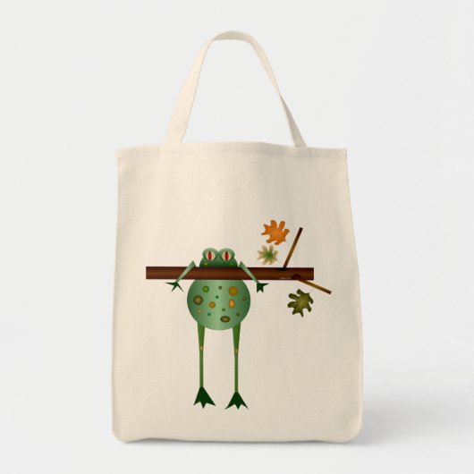 Treefrogトートバッグぶら下がったに入っている トートバッグ (正面)
