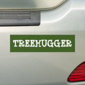 Treehuggerのバンパーステッカー バンパーステッカー (車上)