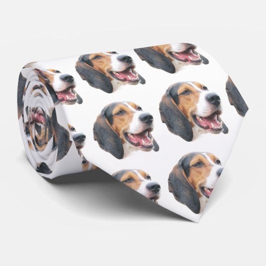 Treeingの歩行者のCoonhoundのタイ ネクタイ (ロール)