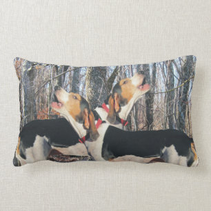 Treeingの歩行者のCoonhoundのLumbarの枕 ランバークッション