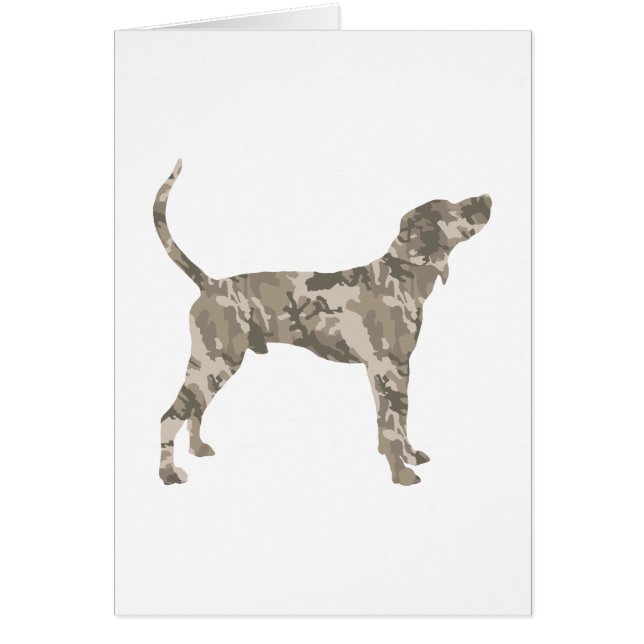 Treeingの歩行者のCoonhound (正面)