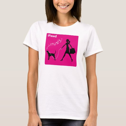 Treeingの歩行者のCoonhound Tシャツ (正面)