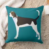 Treeing Walkerはカスタマイズ可能な基本品種を探す クッション (ブランケット)