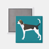 Treeing Walkerはカスタマイズ可能な基本品種を探す マグネット (正面/裏面)