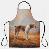 Treeing Walker Conhound紅葉秋 エプロン (正面)