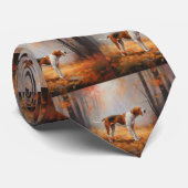 Treeing Walker Conhound紅葉秋 ネクタイ (ロール)