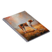 Treeing Walker Conhound紅葉秋 ノートブック (右側)