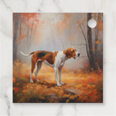 Treeing Walker Conhound紅葉秋 フェイバータグ (裏面)