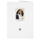 Treeing Walker Conhound's 絵画 -オリジナルアート (裏面)