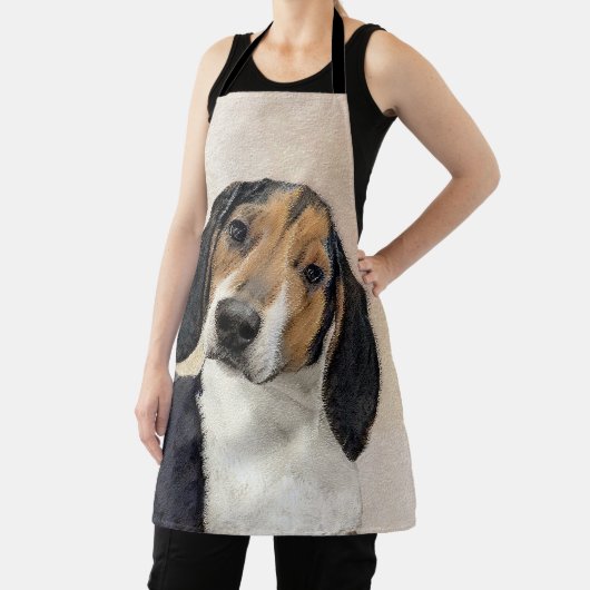 Treeing Walker Conhound's 絵画 -オリジナルアート エプロン (インサイチュ)