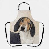 Treeing Walker Conhound's 絵画 -オリジナルアート エプロン (正面)