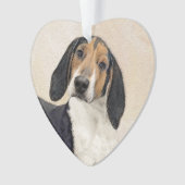 Treeing Walker Conhound's 絵画 -オリジナルアート オーナメント (正面)