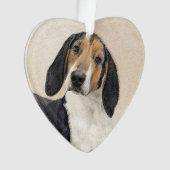 Treeing Walker Conhound's 絵画 -オリジナルアート オーナメント (正面)