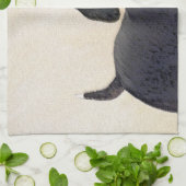 Treeing Walker Conhound's 絵画 -オリジナルアート キッチンタオル (折り畳み)