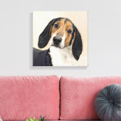 Treeing Walker Conhound's 絵画 -オリジナルアート キャンバスプリント (インサイチュ (リビング))