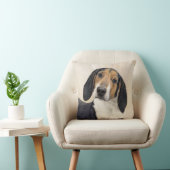 Treeing Walker Conhound's 絵画 -オリジナルアート クッション (椅子)