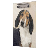 Treeing Walker Conhound's 絵画 -オリジナルアート クリップボード (左)