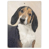 Treeing Walker Conhound's 絵画 -オリジナルアート クリップボード (裏面)