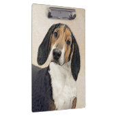Treeing Walker Conhound's 絵画 -オリジナルアート クリップボード (右)