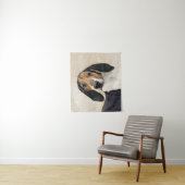 Treeing Walker Conhound's 絵画 -オリジナルアート タペストリー (インサイチュ)