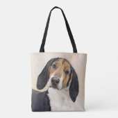 Treeing Walker Conhound's 絵画 -オリジナルアート トートバッグ (裏面)