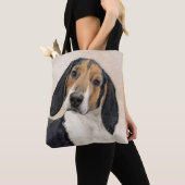 Treeing Walker Conhound's 絵画 -オリジナルアート トートバッグ (クローズアップ)