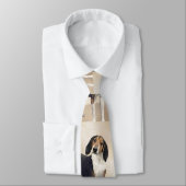 Treeing Walker Conhound's 絵画 -オリジナルアート ネクタイ (タイ)