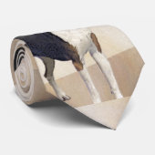 Treeing Walker Conhound's 絵画 -オリジナルアート ネクタイ (ロール)