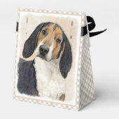 Treeing Walker Conhound's 絵画 -オリジナルアート フェイバーボックス (裏面サイド)