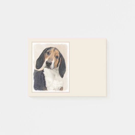 Treeing Walker Conhound's 絵画 -オリジナルアート ポストイット (正面)