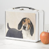 Treeing Walker Conhound's 絵画 -オリジナルアート メタルランチボックス (インサイチュ)