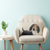 Treeing Walker Conhound's 絵画 -オリジナルアート ランバークッション (椅子)