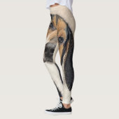Treeing Walker Conhound's 絵画 -オリジナルアート レギンス (左)