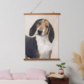 Treeing Walker Conhound's 絵画 -オリジナルアート 吊り下げ型タペストリー (寝室)