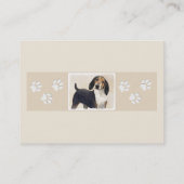 Treeing Walker Conhound's 絵画 -オリジナルアート 名刺 (裏面)