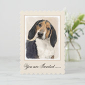 Treeing Walker Conhound's 絵画 -オリジナルアート 招待状 (スタンド正面)