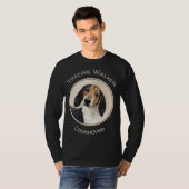 Treeing Walker Conhound's 絵画 -オリジナルアート Tシャツ (正面フル)